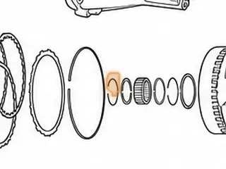 Snap Ring, 722.6 Holds F1 Sprag To K1 Drum (2.395”OD) (Both Sides) 1996-Up — Part # 78881A