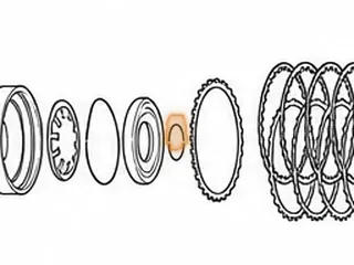 Snap Ring, 722.6 Holds K2 Retainer In Drum 1996-Up — Part # 78862A