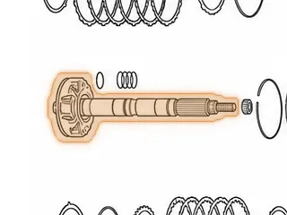 Planet W/Shaft, 722.6 (Chrysler) (4x4) Center (30 Teeth Sun Gear) 2004-Up (.870”OD Front Pilot) — Part # 78580C