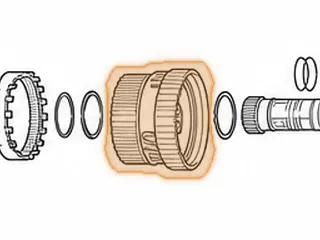 Planet, 722.6 (Chrysler) Rear (4 Gear) 60 Teeth Sun Gear (Aluminum Housing) (2 Notches For #247) 2004-Up — Part # 78584C
