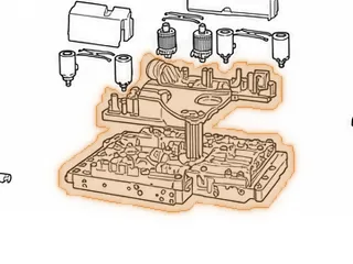 Valve Body, 722.6 (Mercedes) With 6 Solenoids (Cast # 04 06 Below The Manula Valve Stop) 1996-Up — Part # 78740AA