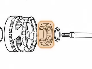 Planet, 722.6 (Chrysler) Front (4 Gear Aluminum) (58 Teeth Sun Gear) 2004-Up — Part # 78582C