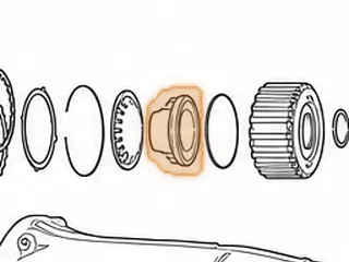 Piston, 722.6 K3 Clutch (Aluminum) (Cast # 140 272 19 31) 1996-Up — Part # 78961A