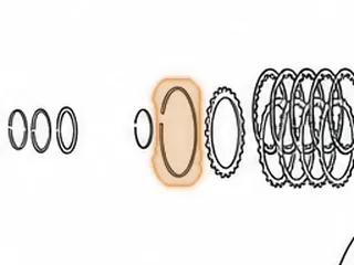 Snap Ring, 722.6 Holds Pressure Plate In K3 Drum (.074”) 1996-Up — Part # 78864AA