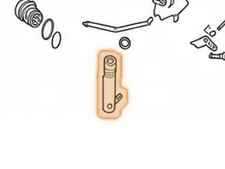 Shift Lever, 722.6 (Chrysler) External (Off Set With Grommet) 2004-Up — Part # 78992C