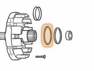 Bearing W/Race, 722.6 Stator To K1 Drum (.119” Thick) 1996-Up (3.420”OD) (2.720”ID) — Part # 78211A