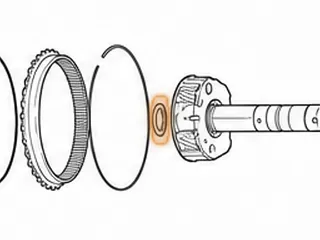 Bearing W/Races, 722.9 K2 Drum To Center Planet (.160” Thick)(1.780”OD)(1.030”ID) 2004-Up — Part # 288216A