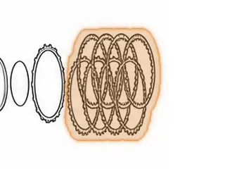 Friction, 722.9 K1 Clutch (.075”)(30 Internal Teeth)(5.844”OD)(1 Sided) 2004-Up — Part # 288106A