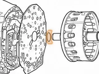 Snap Ring, 722.9 Holds Stator Shaft To B1 Brake Clutch Housing (.056” Thick)(1.537”OD) 2004-Up — Part # 288880A