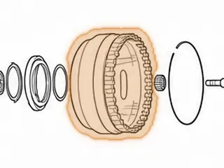 Drive Shell, 722.9 (4.030”Tall) (30 Square Holes For Front Planet)(36 Lugs For Rear Planet Ring Gear) 2004-Up — Part # 288620A