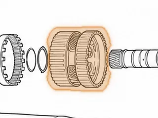 Planet, 722.9 Rear (4 Gear) (Aluminum Housing)(Uses A 46 Tooth Sun Gear) (Cast # R220 272 0705) 2004-Up — Part # 288584A