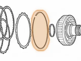 Snap Ring, 722.9 Holds B1 Brake Clutch Pressure Plate In (.124” Thick)(7 7/8”OD) 2004-Up… — Part # 288885A