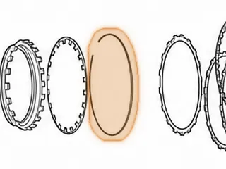 Snap Ring, 722.9 Holds B1 Brake Clutch Return Spring In (.055” Thick)(7 13/16”OD)(Stepped) 2004-Up… — Part # 288886A