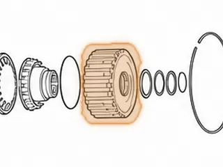 Drum, 722.9 K3 Clutch (5 Clutch, Stamped Steel)(2.345” Tall)(5.055”OD) 2004-Up — Part # 288551A