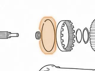Snap Ring, 722.9 Holds Center Planet Ring Gear To Rear Planet (.074” Thick)(5.650”OD) 2004-Up — Part # 288889A