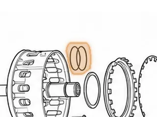 Ring, 722.9 Stator To K1 Drum (.088” Thick)(2.560”OD)(Teflon) 2004-Up — Part # 288179AT