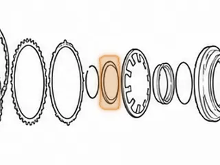 Retainer, 722.9 B2 Brake Clutch Spring (.066” Thick)(3.237”OD)(2.411”ID)(Stepped) 2004-Up — Part # 288982A