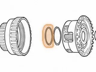 Bearing W/Race, 722.9 Sun Gear To Front Planet (.108” Thick)(3.130”OD)(2.535”ID) 2004-Up — Part # 288235A