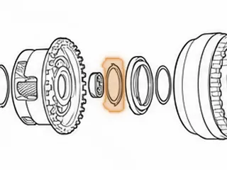 Race, 722.9 Front Planet (Rear) (.102” Thick)(2.928”OD)(2.155”ID)(Stepped)(W/2 Ears) 2004-Up — Part # 288239A