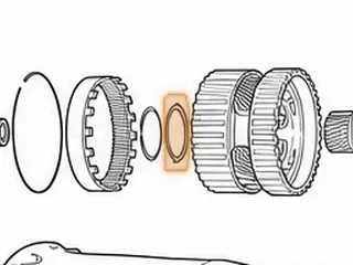 Bearing W/Race, 722.9 Center Planet To Rear Planet (.110” Thick)(.670”OD)(2.055”ID)(W/2 Ears) 2004-Up — Part # 288247A