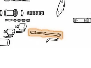 Manual Valve, AW80-40LE/AW81-40LE/U440E In Valve Body (4.915”Long)(2-.470”OD Lands) (One Land Has Hole For Z Clip)… — Part # 137741-1A