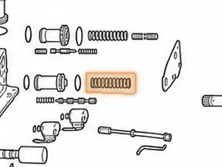 Spring, AW80-40LE/AW81-40LE/U440E Accumulator Reverse (.670”OD) (2.590”Long) (.085”Wire OD) 1999-Up — Part # 137941A