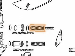 Spring, AW80-40LE/AW81-40LE/U440E 2nd Brake Acculator (Inner)(1.710”Long)(.415”OD) (.075”Wired OD) 1999-Up — Part # 137951A-1