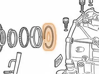 Snap Ring, AW80-40LE/AW81-40LE/U440E Double Race To Case (Must Be Cut Out Of Case) 1999-Up (Sold With Case) — Part # 137898A