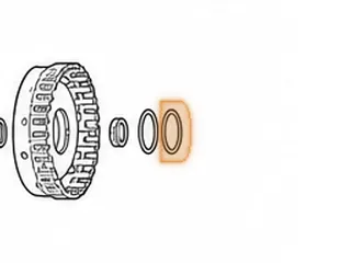 Bearing, AW80-40LE/AW81-40LE/U440E C3 Clutch Hub (w/Race) (1.820”OD)(1.317”ID) (.110”Thk)(32 Needles) 1999-Up — Part # 137247A