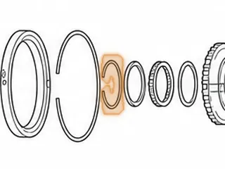 Snap Ring, AW80-40LE/AW81-40LE/U440E Holds F1 Sprag End Cap (3.007”OD)(.035”Thick) (.155”Wide) 1999-Up — Part # 137864A