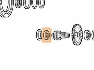 Bearing, AW80-40LE/AW81-40LE/U440E Pinion To Bell (Tapered)(1.180”ID)(18 Rollers) 1999-Up — Part # 137274A