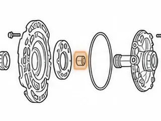 Bushing, AW80-40LE/AW81-40LE/U440E Stator (Front)(.725”ID)(.840”OD)(.690”Long)(Brass) 1999-Up — Part # 137036A