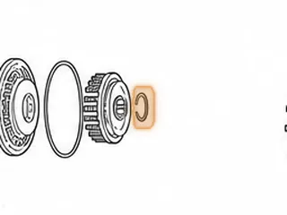 Snap Ring, AW80-40LE/AW81-40LE/U440E Holds Retainer To Drum (.040”Thick)(1.280”OD) (.119”Wide) 1999-Up — Part # 137879A