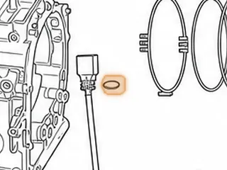 O-Ring, AW80-40LE/AW81-40LE/U440E Wire Harness To Case (1.065”OD)(.090”Thk) 1999-Up — Part # 137347A