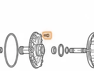 Bolt Set, AW80-40LE/AW81-40LE/U440E Stator To Body (10mm Hex x .825”Long)(8 Pieces) 1999-Up — Part # 137778AK