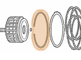 Snap Ring, AW80-40LE/AW81-40LE/U440E Holds B1 Clutch To Case (.075”Thick)(6.995”OD) (.250”Wide) 1999-Up — Part # 137873A