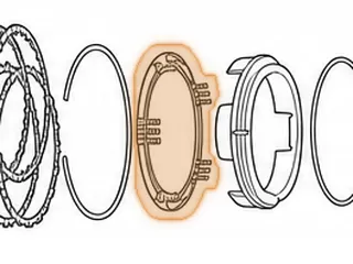 Retainer w/Spring, AW80-40LE/AW81-40LE/U440E B1 Clutch (15 Springs)(6.665”OD)(5.175”ID) (.755”Tall)… — Part # 137972A