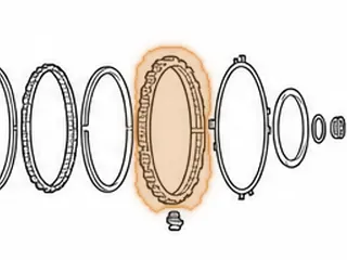 Outer Race, AW80-40LE/AW81-40LE/U440E F2 Low Sprag (15 Lugs)(.545”Thick)(5.195”ID) 1999-Up — Part # 137669A
