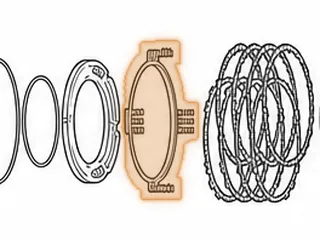 Retainer, AW80-40LE/AW81-40LE/U440E B3 Clutch Piston Spring (12 Springs)(5.010”ID) (1.055”Tall) 1999-Up — Part # 137977A