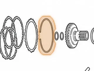 Snap Ring, AW80-40LE/AW81-40LE/U440E Holds Dirct Clutch To Drum (Top)(.061”Thick) (5.010”OD) 1999-Up — Part # 137878A