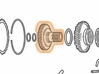 Clutch Hub, AW80-40LE/AW81-40LE/U440E Direct (2.710”Tall)(36 Teeth)(15 Splines ID) (3.875”OD) 1999-Up — Part # 137575A