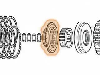 Retainer, AW80-40LE/AW81-40LE/U440E C1-C3 Piston (Bonded)(18 Pockets)(1.150”ID) (4.225”OD)(1.210”Thick) 1999-Up — Part # 137984A