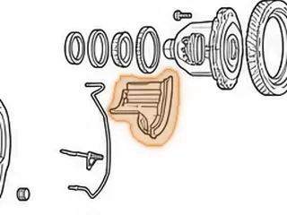 Oil Deflector, AW80-40LE/AW81-40LE/U440E Bell To Differental (3 Bolt Tin)(3.170”Tall) 1999-Up — Part # 137698A