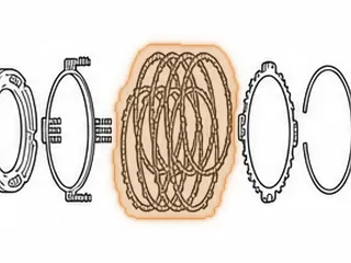 Steel, AW80-40LE/AW81-40LE/U440E B3 Clutch (.072”Thick)(5.040”ID)(6.095”OD)(12 Teeth) (8 Teeth Are Dipped Out) 1999-Up — Part # 137134A