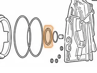 Brg w/Race, AW80-40LE/AW81-40LE/U440E C3 Drum To Rear Cover (2.430”OD)(1.705”ID) (.140”Thick) 1999-Up — Part # 137258A