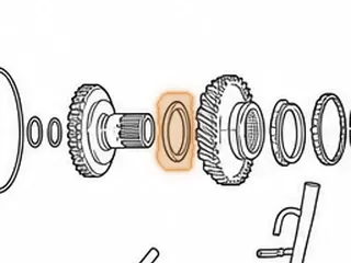 Nut, AW80-40LE/AW81-40LE/U440E Bearing Preload (6 Point)(Right Handed 55mm)(1.675”ID) (Threads On To Front Ring Gear)… — Part # 137795A