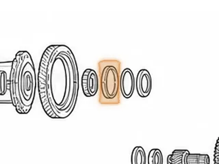 Race, AW80-40LE/AW81-40LE/U440E Differental To Case (Tapered)(2.835”OD)(.588”Thick) (NFTR38Z-20G) 1999-Up — Part # 137288A