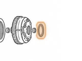 Bearing w/Races, AW80-40LE/AW81-40LE/U440E Planet To Rear Sungear Hub (2.250”OD) (1.655”ID)(.140”/.260”Thick) 1999-Up — Part # 137235A