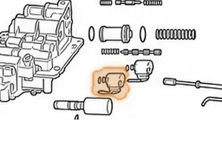 Solenoid, AW80-40LE/AW81-40LE/U440E Shift #1 (2 Bolt Bracket)(1 Prong Green Connector) (w/O-Ring On Snout) 1999-Up… — Part # 137421A
