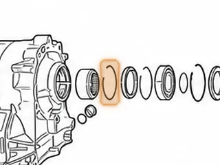 Snap Ring, ZF8HP45/845RE Holds Caged Needle Bearing To Case (.055" Thick)(2.800"OD) 2012-Up — Part # 319890A